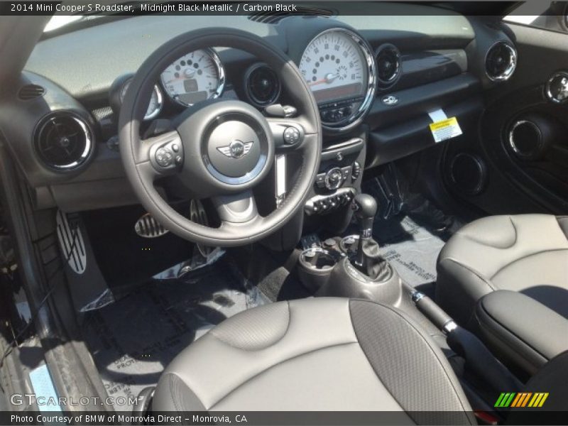 Midnight Black Metallic / Carbon Black 2014 Mini Cooper S Roadster