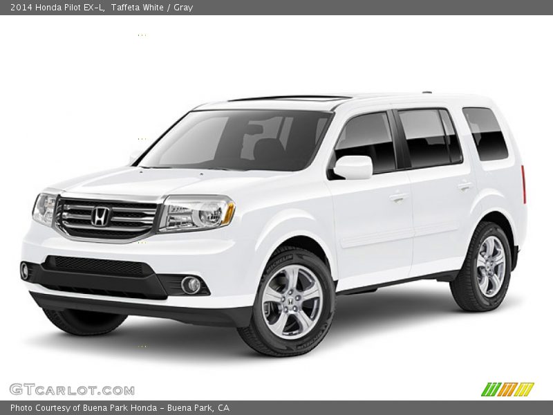 Taffeta White / Gray 2014 Honda Pilot EX-L