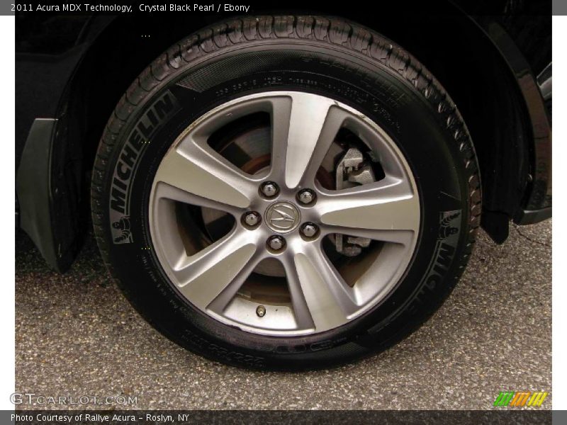 Crystal Black Pearl / Ebony 2011 Acura MDX Technology