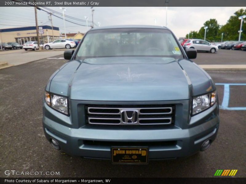 Steel Blue Metallic / Gray 2007 Honda Ridgeline RT