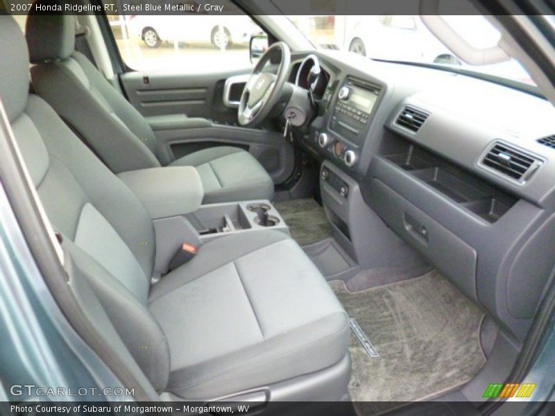 Steel Blue Metallic / Gray 2007 Honda Ridgeline RT