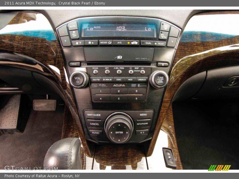 Crystal Black Pearl / Ebony 2011 Acura MDX Technology