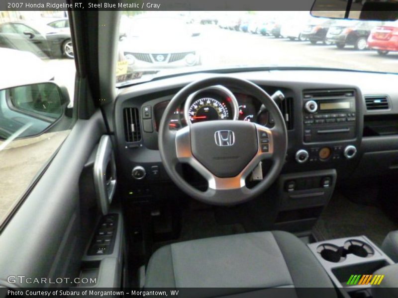 Steel Blue Metallic / Gray 2007 Honda Ridgeline RT