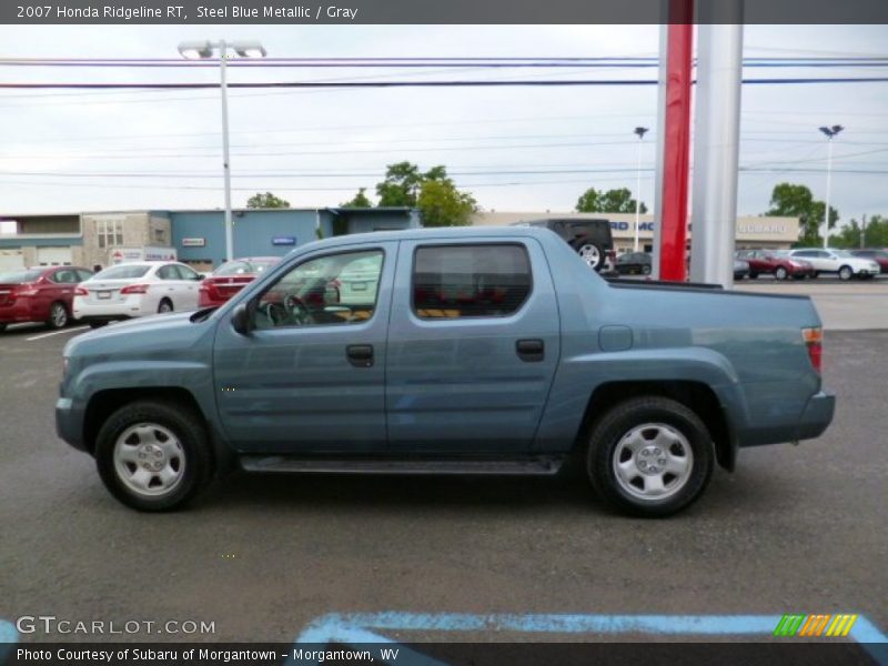 Steel Blue Metallic / Gray 2007 Honda Ridgeline RT
