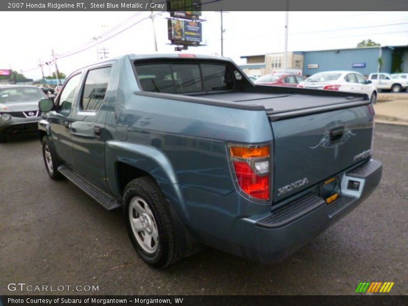 Steel Blue Metallic / Gray 2007 Honda Ridgeline RT