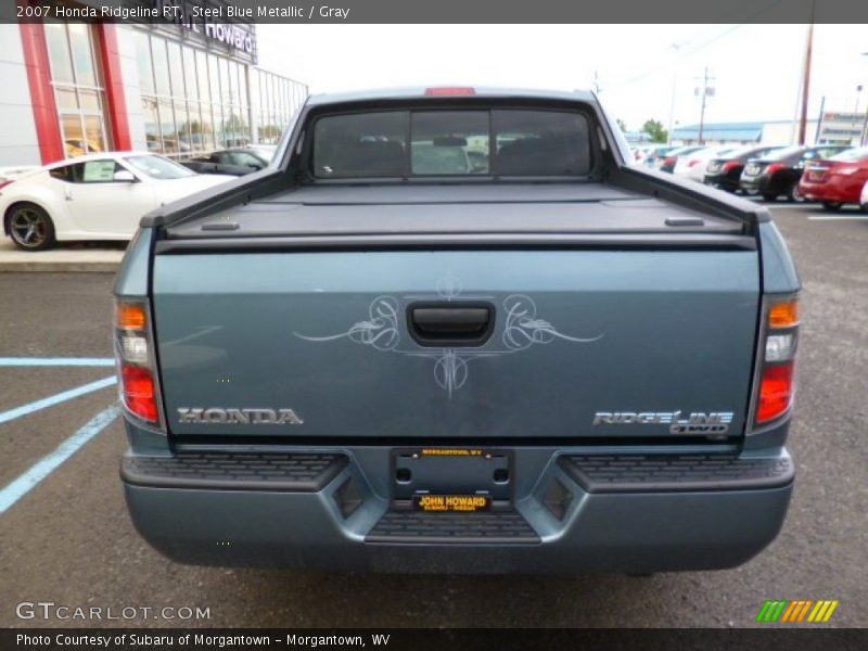 Steel Blue Metallic / Gray 2007 Honda Ridgeline RT