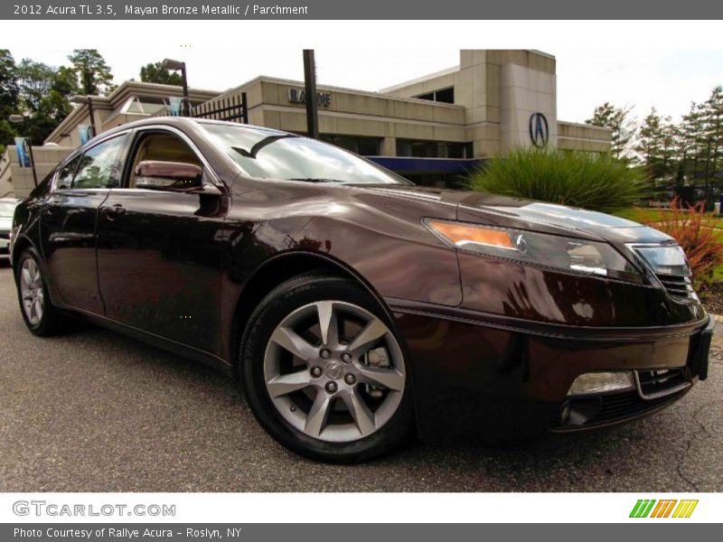 Mayan Bronze Metallic / Parchment 2012 Acura TL 3.5