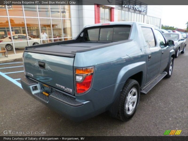 Steel Blue Metallic / Gray 2007 Honda Ridgeline RT
