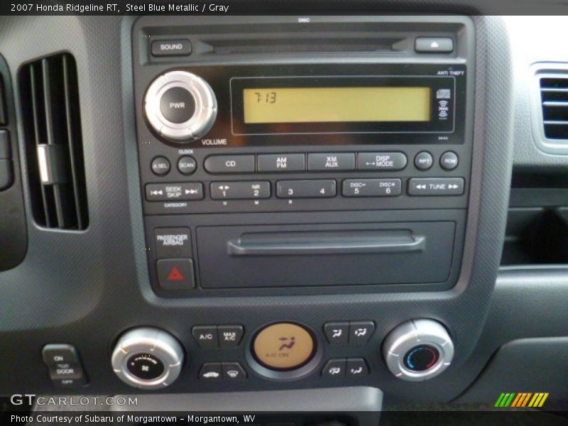 Steel Blue Metallic / Gray 2007 Honda Ridgeline RT