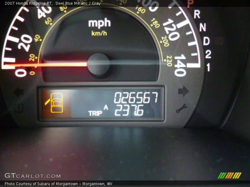 Steel Blue Metallic / Gray 2007 Honda Ridgeline RT