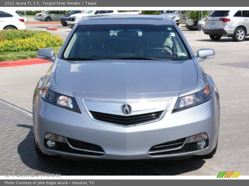Forged Silver Metallic / Taupe 2012 Acura TL 3.5