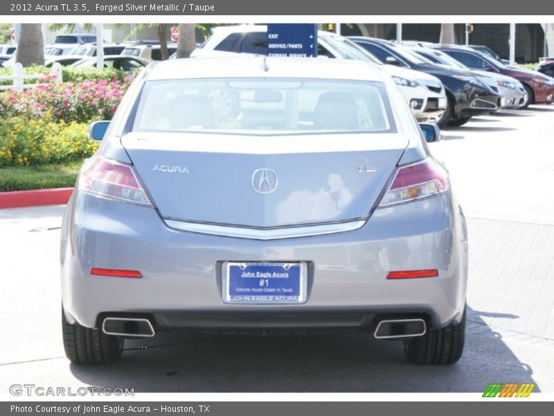 Forged Silver Metallic / Taupe 2012 Acura TL 3.5