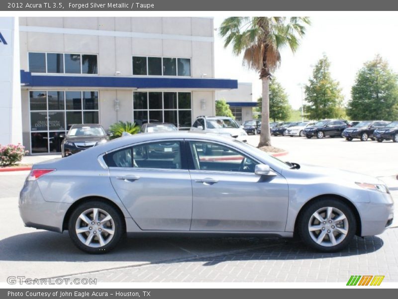 Forged Silver Metallic / Taupe 2012 Acura TL 3.5