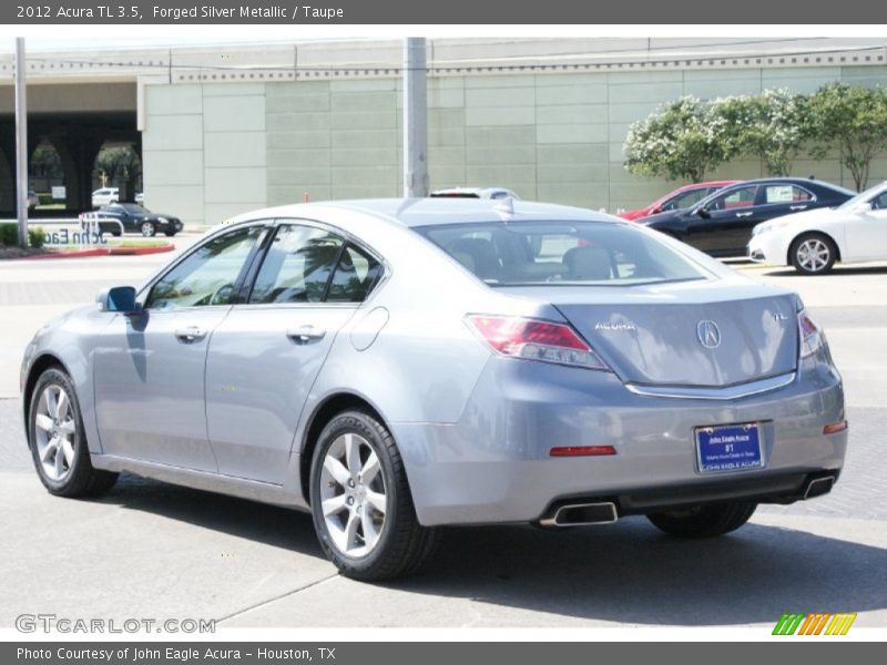 Forged Silver Metallic / Taupe 2012 Acura TL 3.5