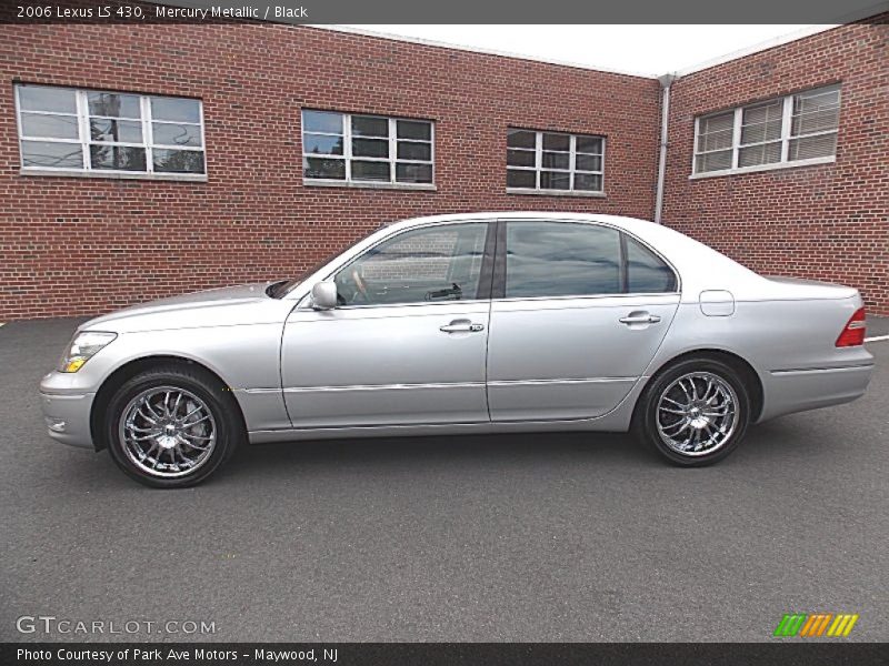 Mercury Metallic / Black 2006 Lexus LS 430