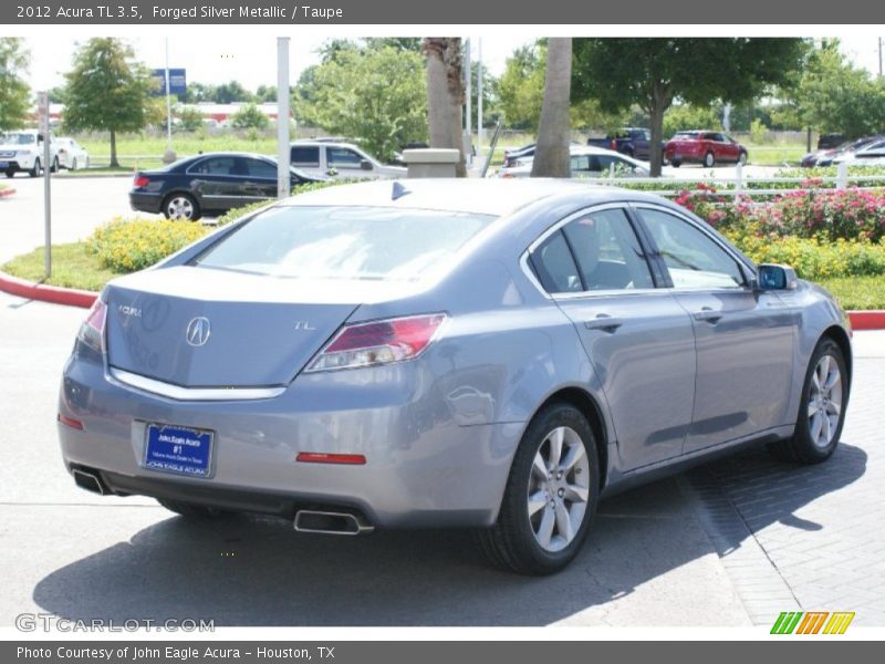 Forged Silver Metallic / Taupe 2012 Acura TL 3.5