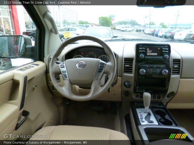 Cayenne Red / Almond 2013 Nissan Titan SV Crew Cab 4x4