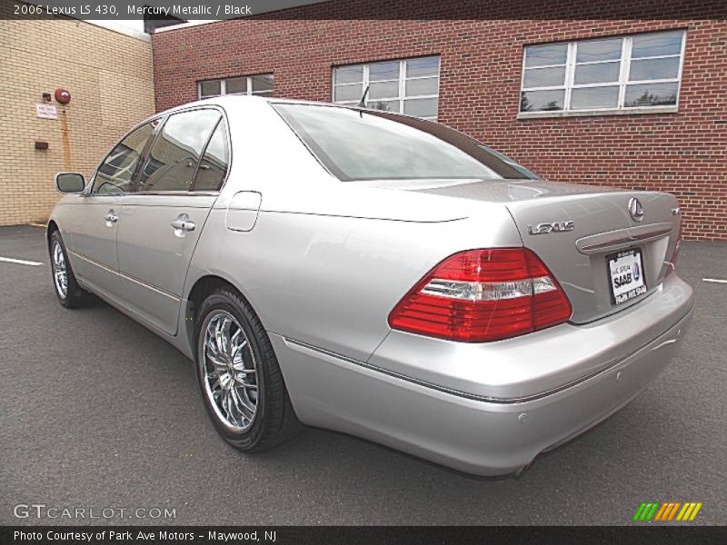 Mercury Metallic / Black 2006 Lexus LS 430