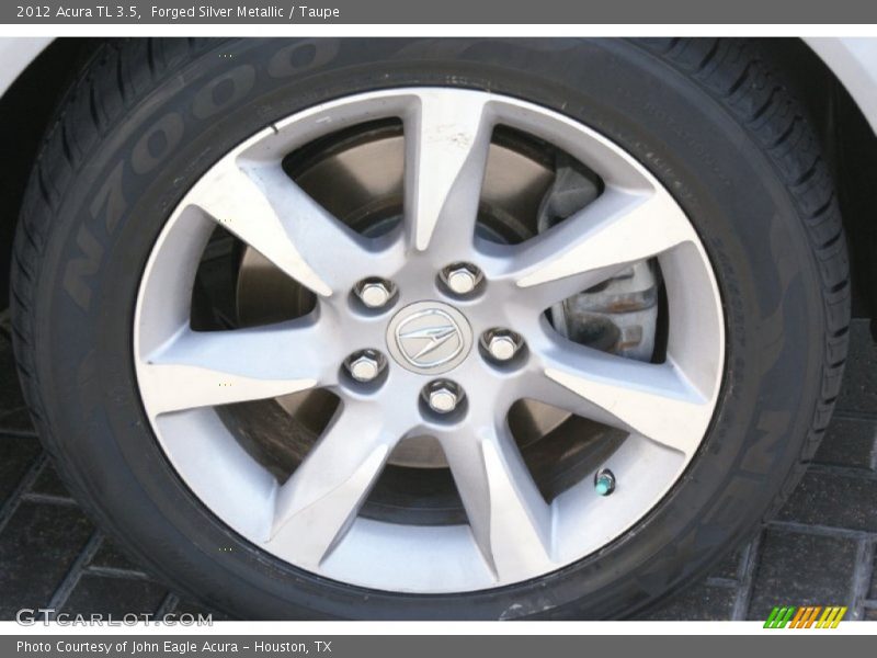 Forged Silver Metallic / Taupe 2012 Acura TL 3.5