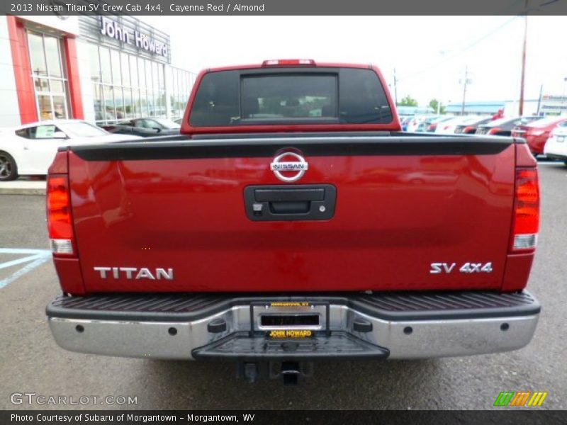 Cayenne Red / Almond 2013 Nissan Titan SV Crew Cab 4x4