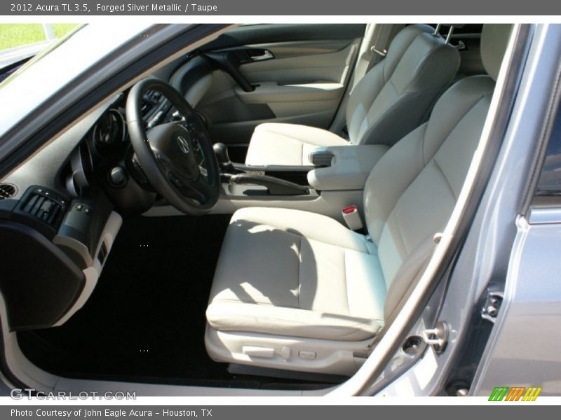 Forged Silver Metallic / Taupe 2012 Acura TL 3.5