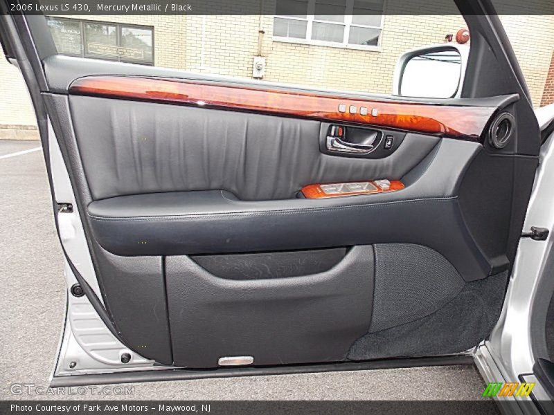 Mercury Metallic / Black 2006 Lexus LS 430