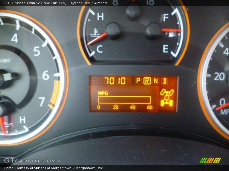 Cayenne Red / Almond 2013 Nissan Titan SV Crew Cab 4x4