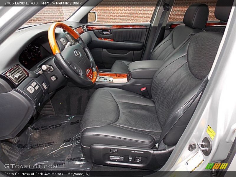 Mercury Metallic / Black 2006 Lexus LS 430