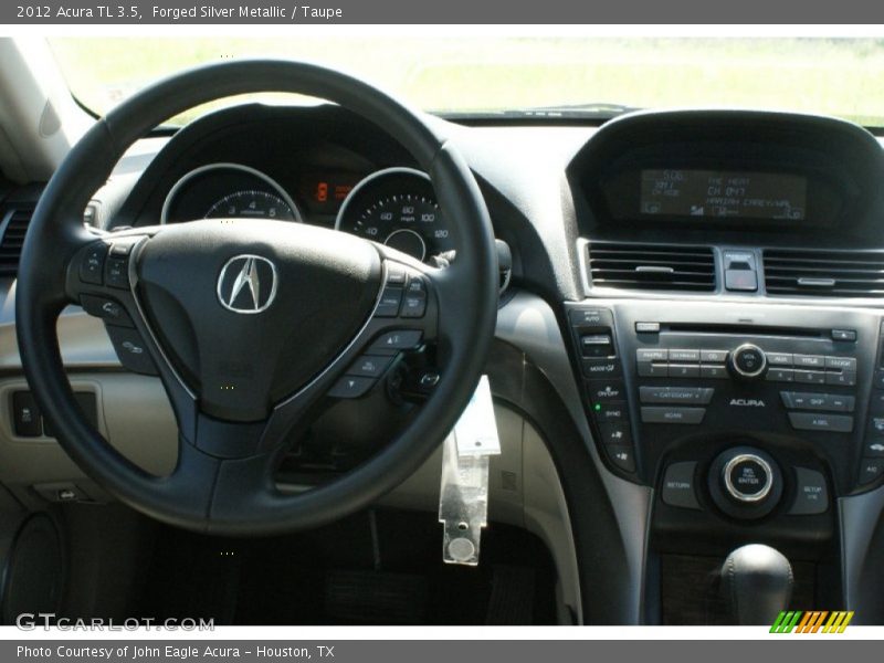 Forged Silver Metallic / Taupe 2012 Acura TL 3.5