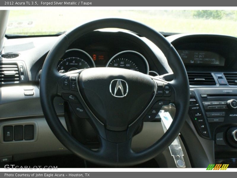 Forged Silver Metallic / Taupe 2012 Acura TL 3.5
