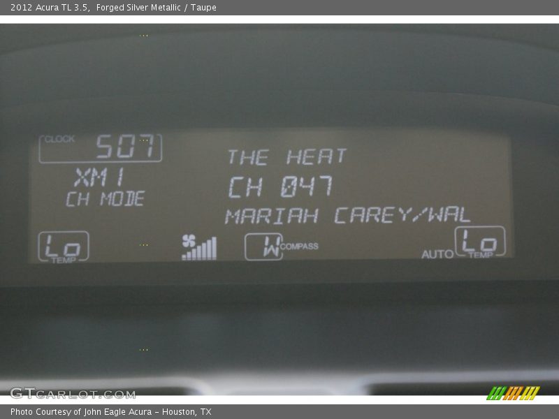 Forged Silver Metallic / Taupe 2012 Acura TL 3.5