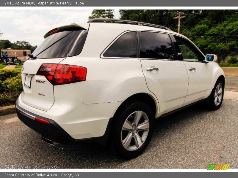 Aspen White Pearl / Taupe 2011 Acura MDX