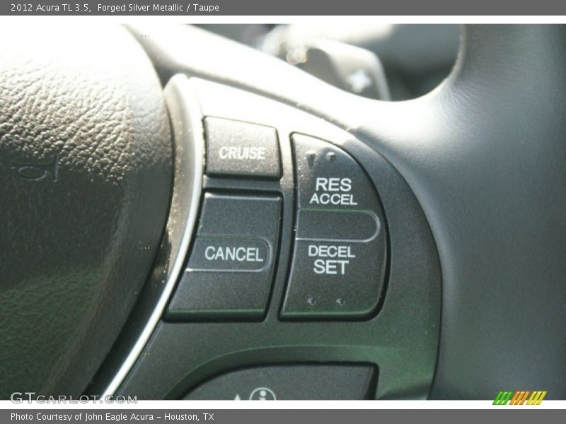 Forged Silver Metallic / Taupe 2012 Acura TL 3.5