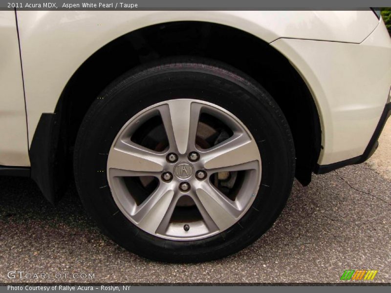 Aspen White Pearl / Taupe 2011 Acura MDX