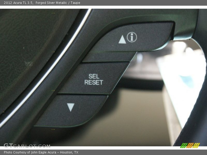 Forged Silver Metallic / Taupe 2012 Acura TL 3.5