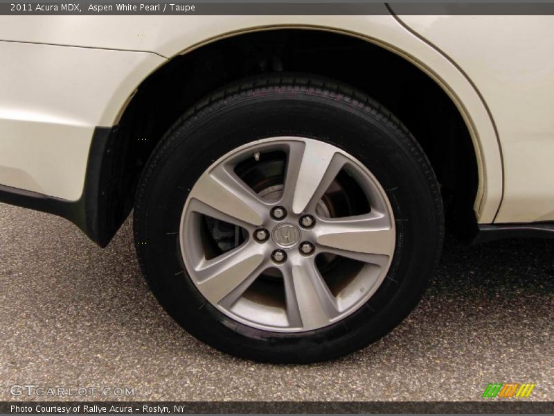 Aspen White Pearl / Taupe 2011 Acura MDX