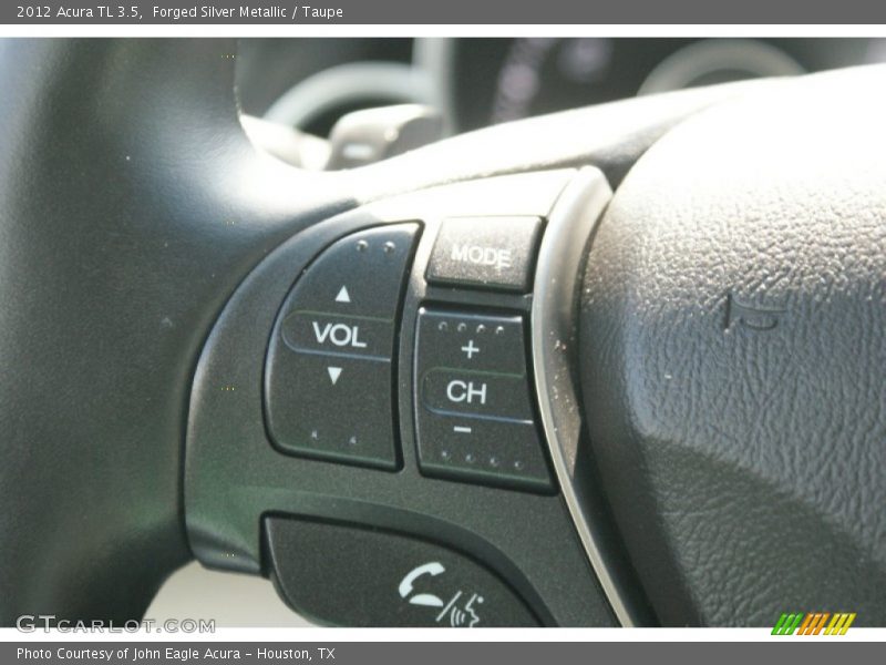 Forged Silver Metallic / Taupe 2012 Acura TL 3.5