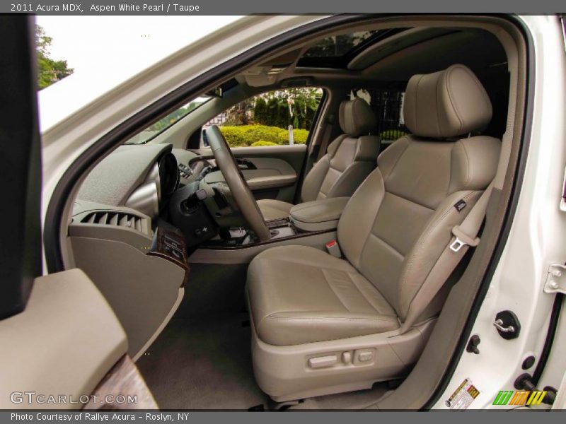 Aspen White Pearl / Taupe 2011 Acura MDX