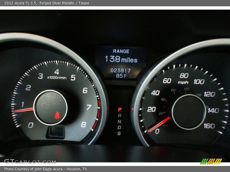 Forged Silver Metallic / Taupe 2012 Acura TL 3.5