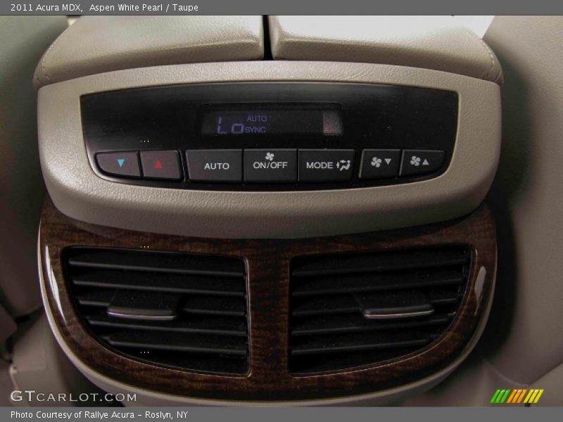 Aspen White Pearl / Taupe 2011 Acura MDX