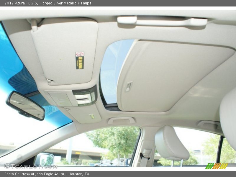 Forged Silver Metallic / Taupe 2012 Acura TL 3.5