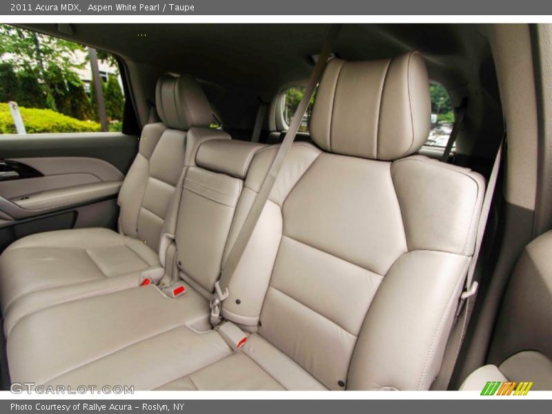 Aspen White Pearl / Taupe 2011 Acura MDX