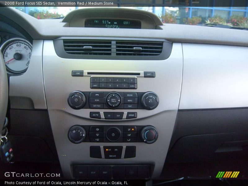 Vermillion Red / Medium Stone 2008 Ford Focus SES Sedan