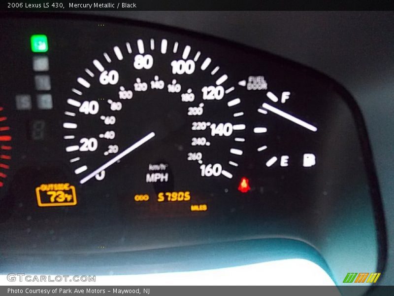 Mercury Metallic / Black 2006 Lexus LS 430