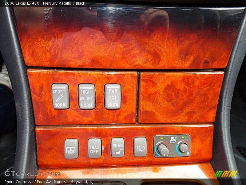 Mercury Metallic / Black 2006 Lexus LS 430