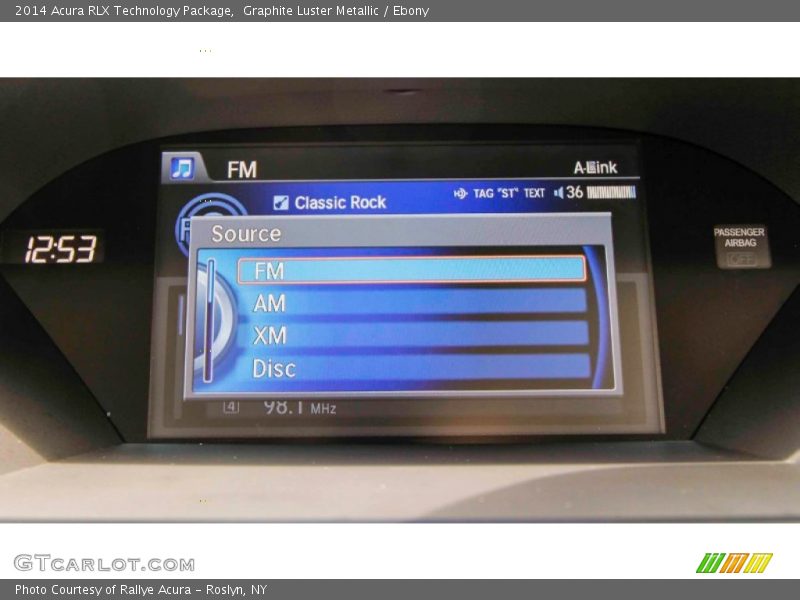 Graphite Luster Metallic / Ebony 2014 Acura RLX Technology Package