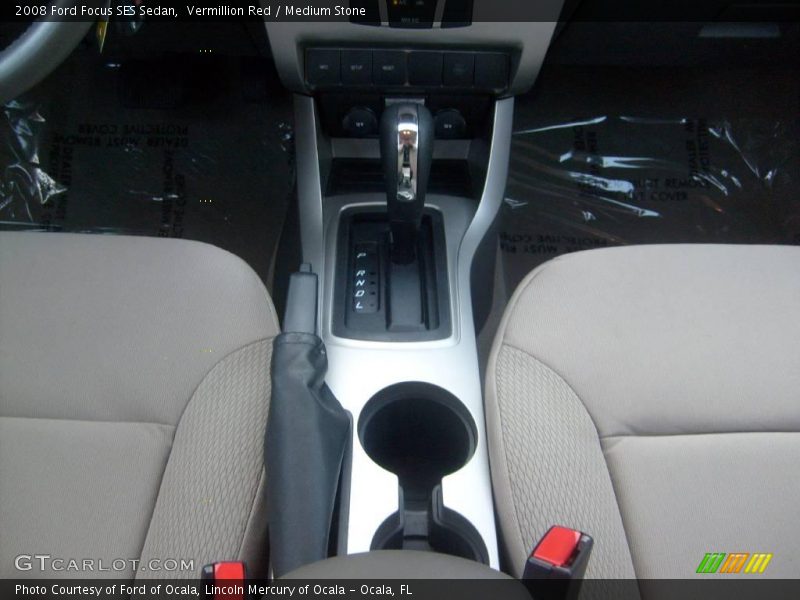 Vermillion Red / Medium Stone 2008 Ford Focus SES Sedan