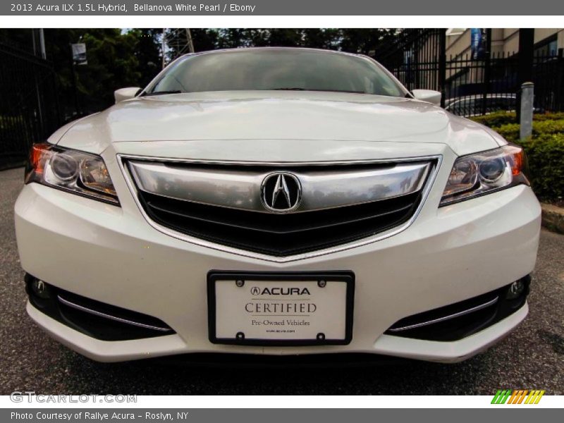 Bellanova White Pearl / Ebony 2013 Acura ILX 1.5L Hybrid