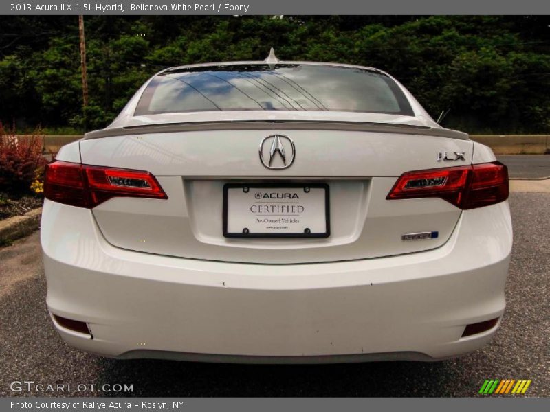 Bellanova White Pearl / Ebony 2013 Acura ILX 1.5L Hybrid