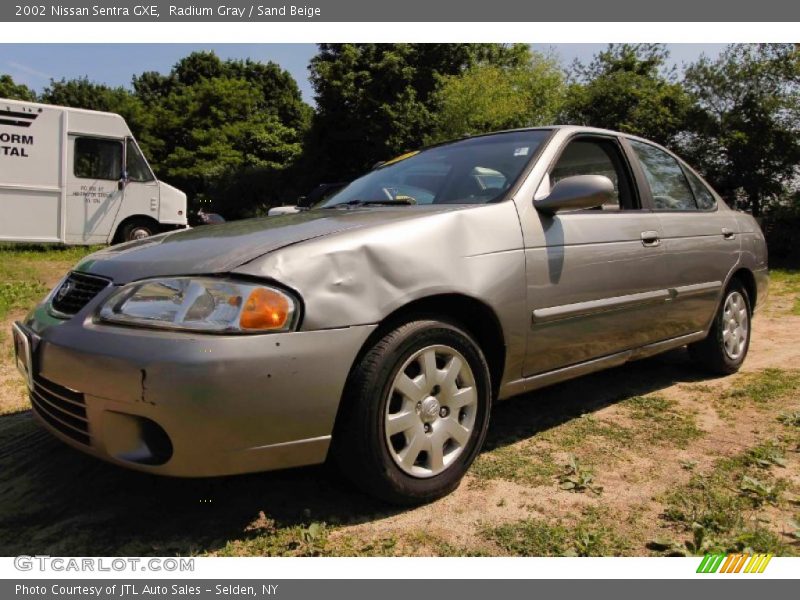 Radium Gray / Sand Beige 2002 Nissan Sentra GXE